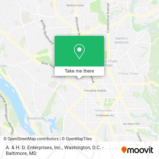 A. & H. D. Enterprises, Inc. map