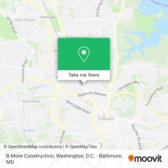 B-More Construction map