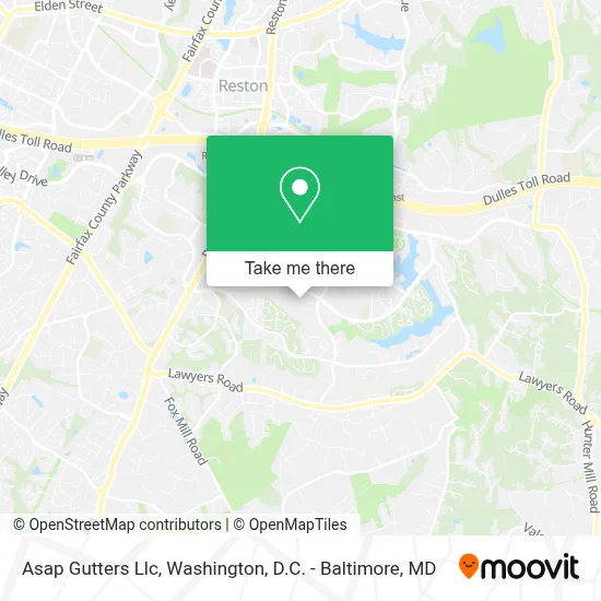 Asap Gutters Llc map