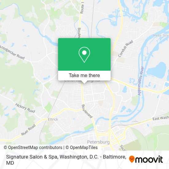 Signature Salon & Spa map