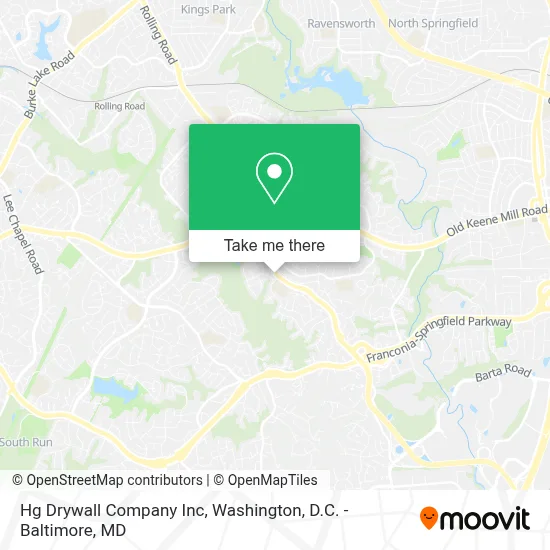 Hg Drywall Company Inc map