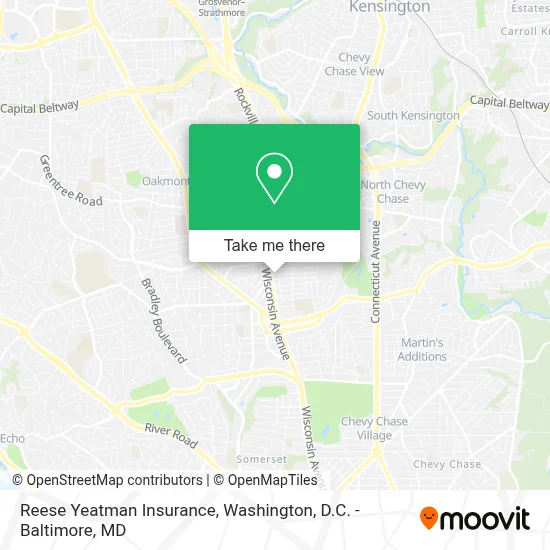 Reese Yeatman Insurance map
