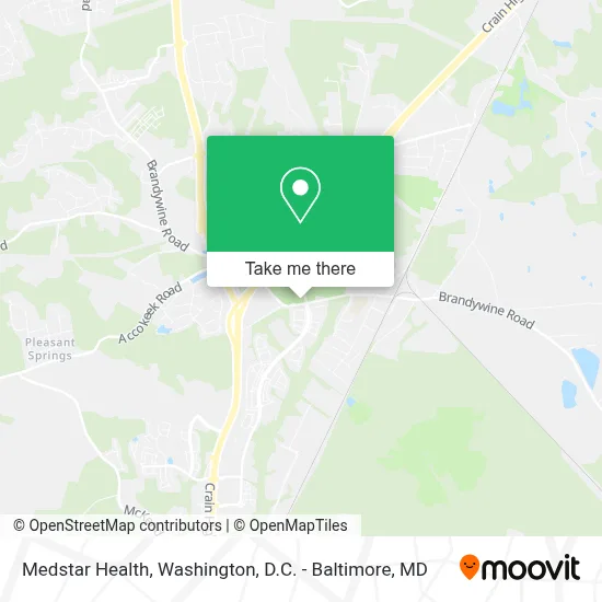Medstar Health map