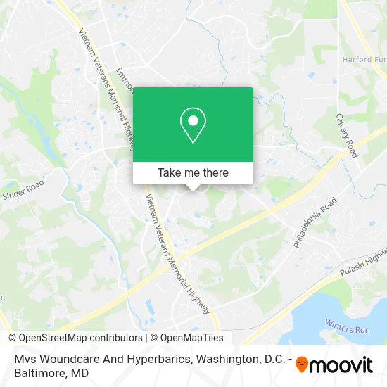 Mvs Woundcare And Hyperbarics map