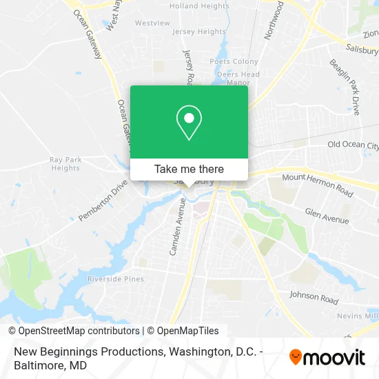 New Beginnings Productions map