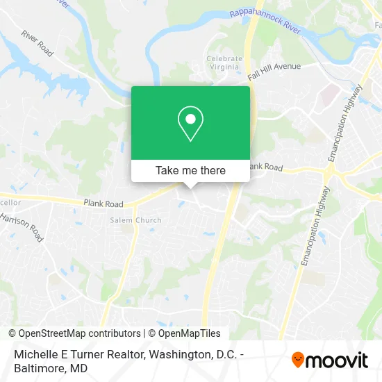Michelle E Turner Realtor map