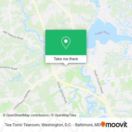 Tea-Tonic Tearoom map
