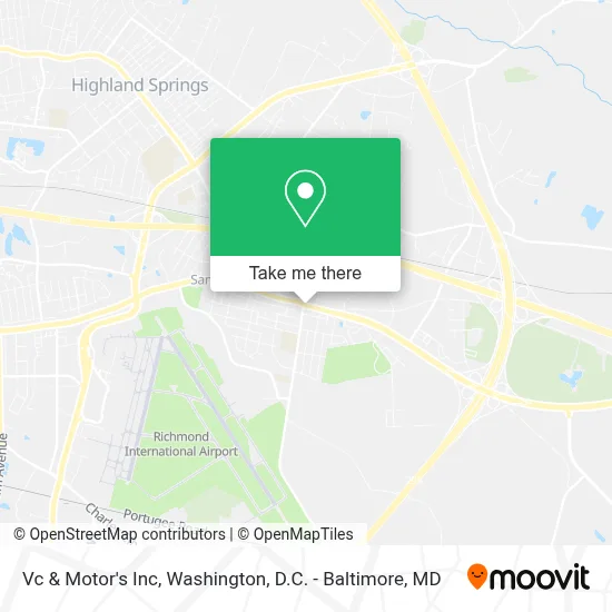 Vc & Motor's Inc map