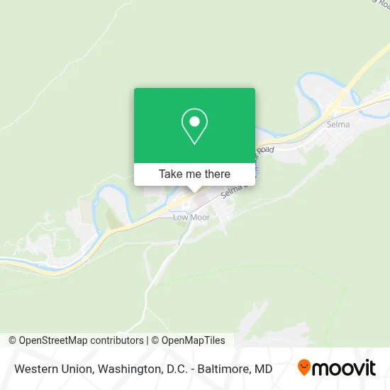 Western Union map