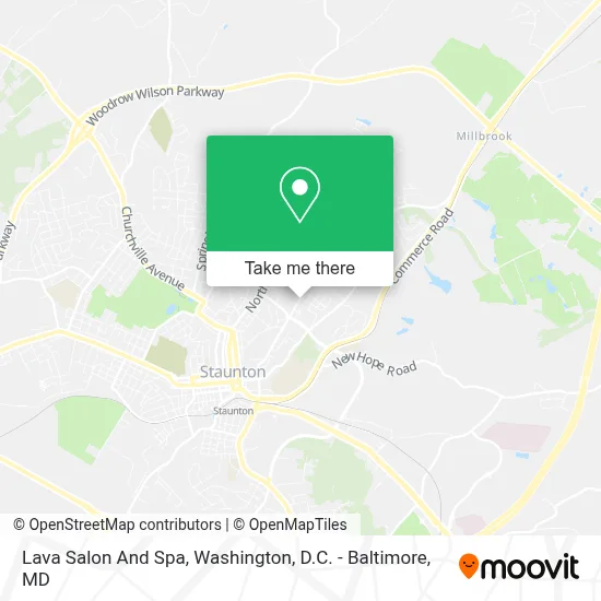 Lava Salon And Spa map