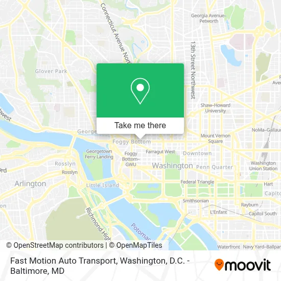 Fast Motion Auto Transport map