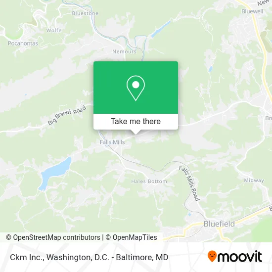 Ckm Inc. map