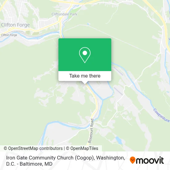 Iron Gate Community Church (Cogop) map