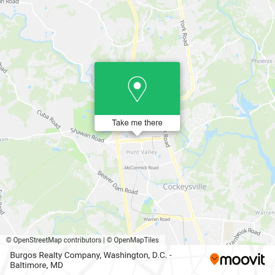 Burgos Realty Company map