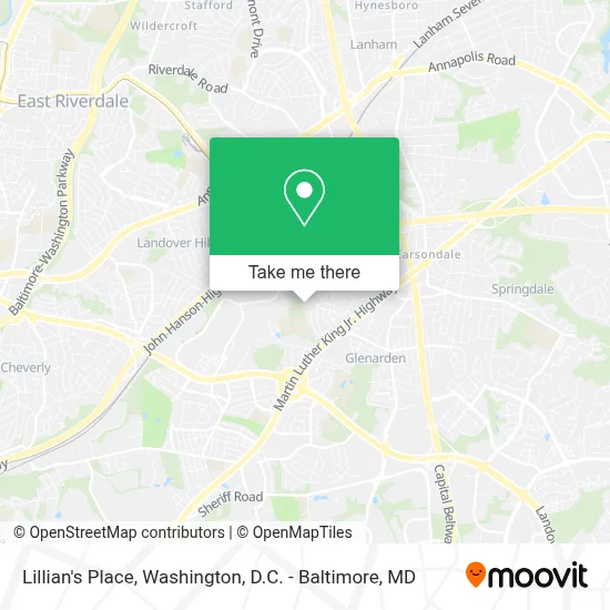 Lillian's Place map