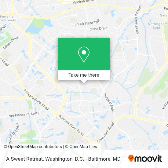 A Sweet Retreat map