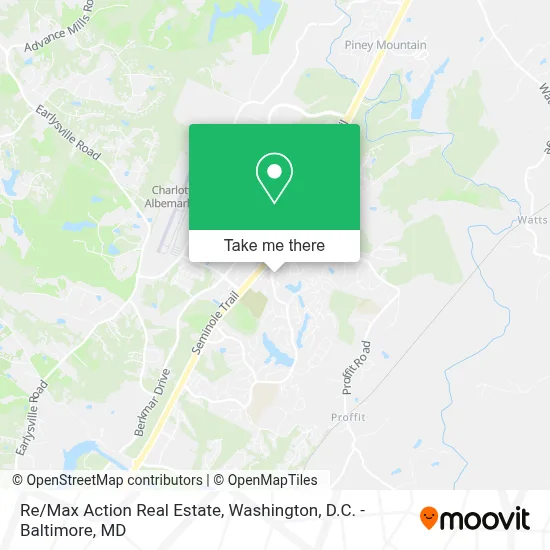Re/Max Action Real Estate map