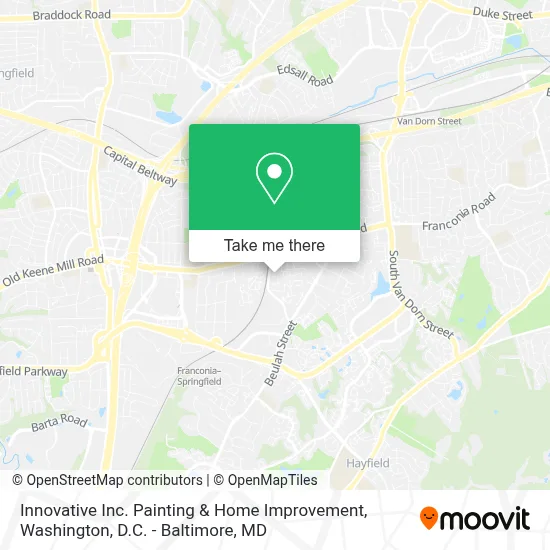 Innovative Inc. Painting & Home Improvement map