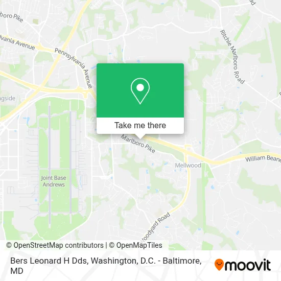 Bers Leonard H Dds map