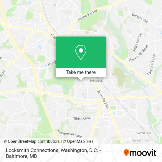 Locksmith Connections map