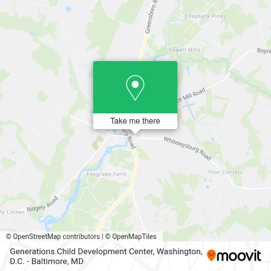 Generations Child Development Center map