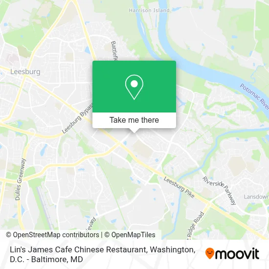 Lin's James Cafe Chinese Restaurant map