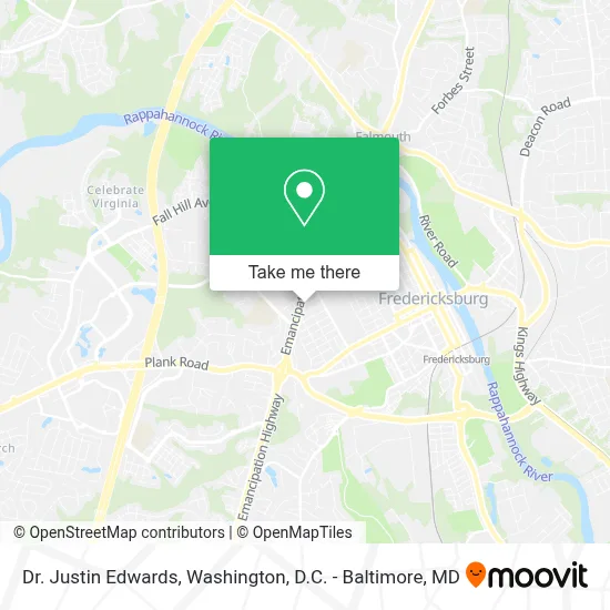 Dr. Justin Edwards map