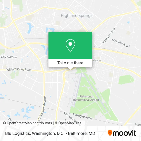 Blu Logistics map