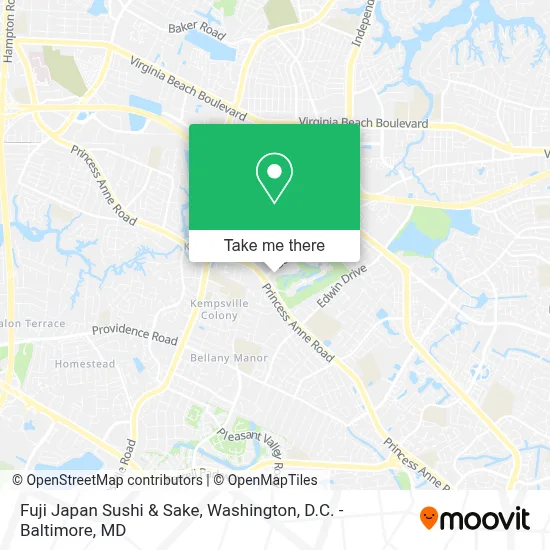 Fuji Japan Sushi & Sake map