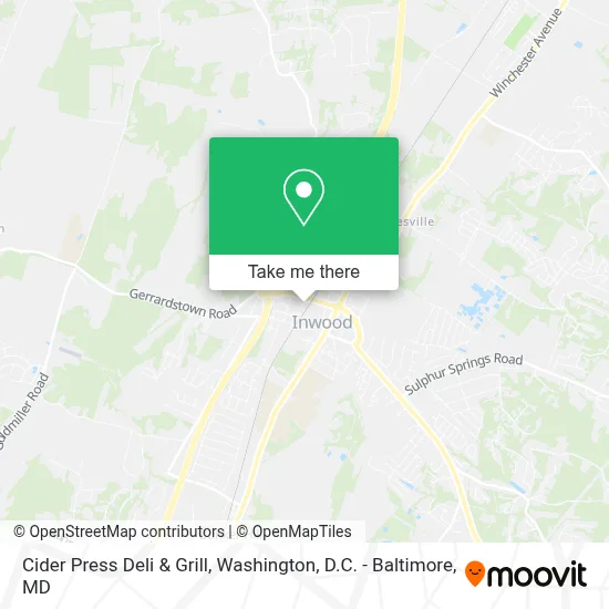 Cider Press Deli & Grill map