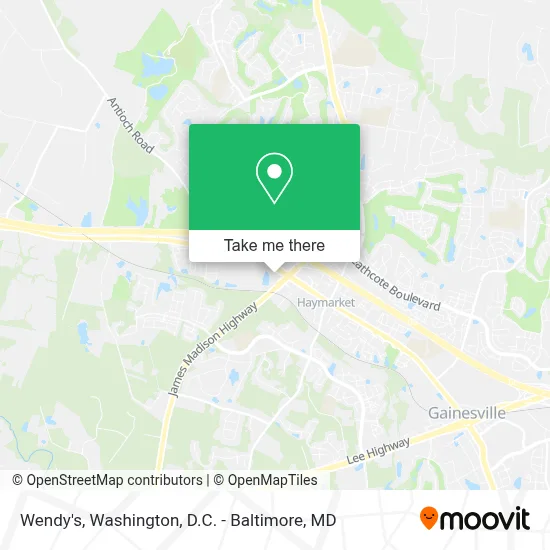 Wendy's map