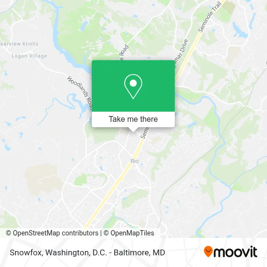 Snowfox map