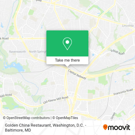 Golden China Restaurant map