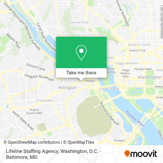 Lifeline Staffing Agency map