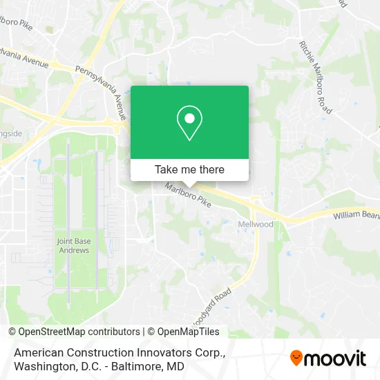 American Construction Innovators Corp. map