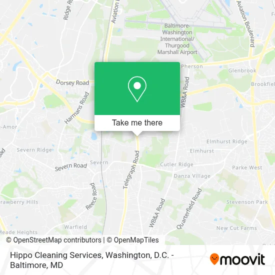 Hippo Cleaning Services map