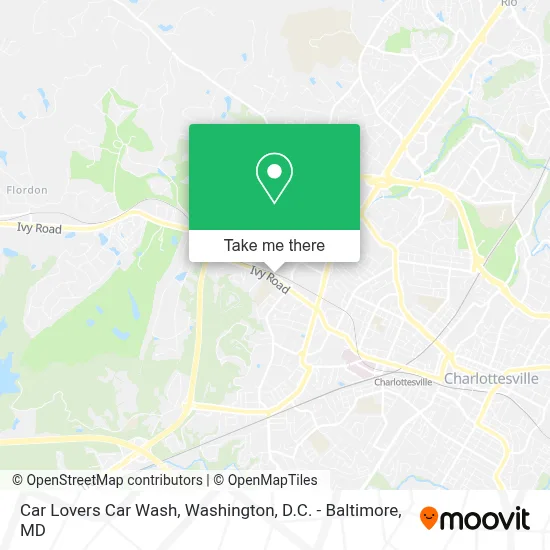 Car Lovers Car Wash map