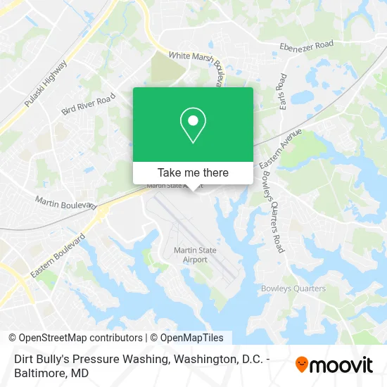 Dirt Bully's Pressure Washing map