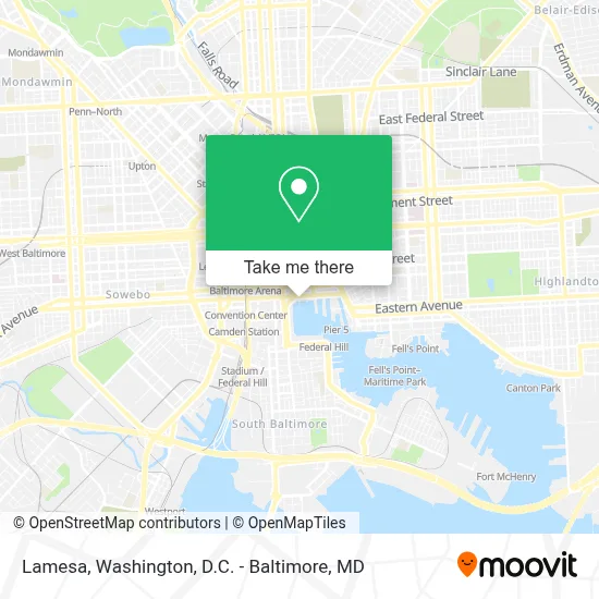 Lamesa map