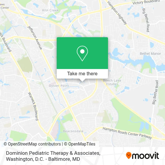 Dominion Pediatric Therapy & Associates map