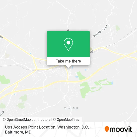 Ups Access Point Location map
