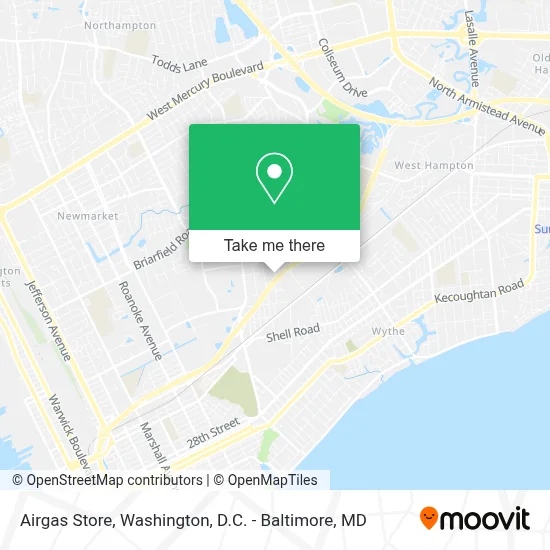 Airgas Store map