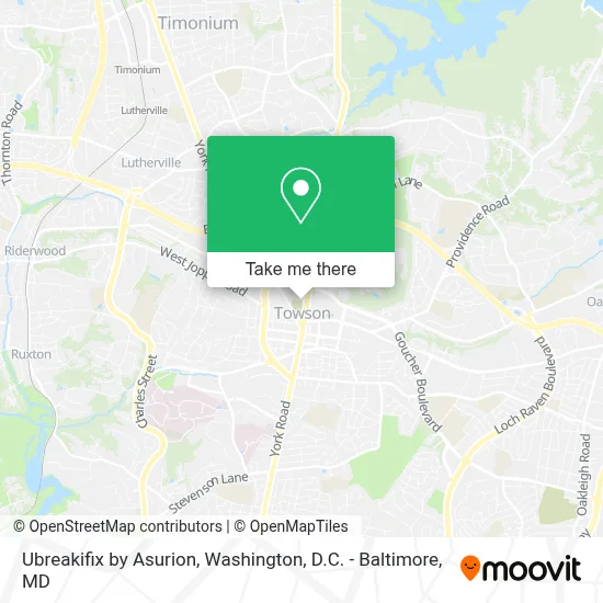 Ubreakifix by Asurion map