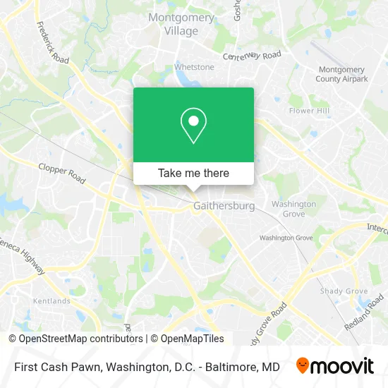 First Cash Pawn map