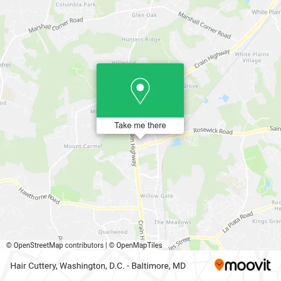 Hair Cuttery map