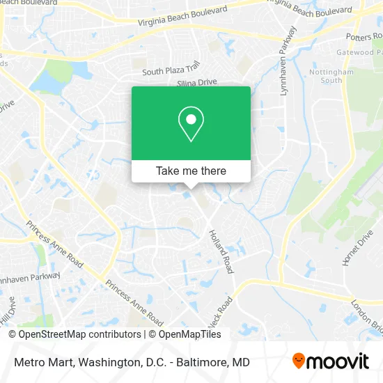 Metro Mart map