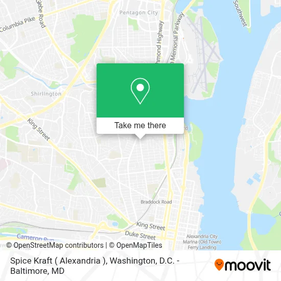 Spice Kraft ( Alexandria ) map
