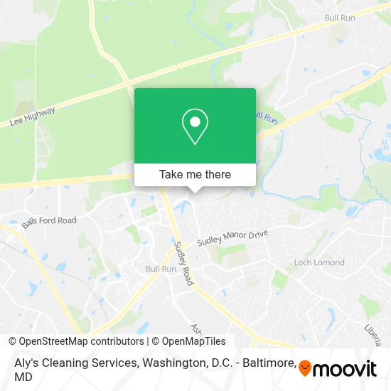Aly's Cleaning Services map