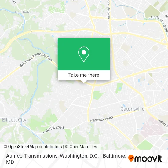 Aamco Transmissions map