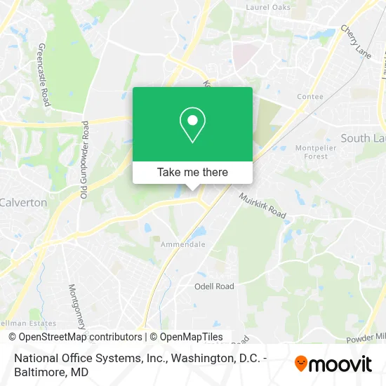 National Office Systems, Inc. map